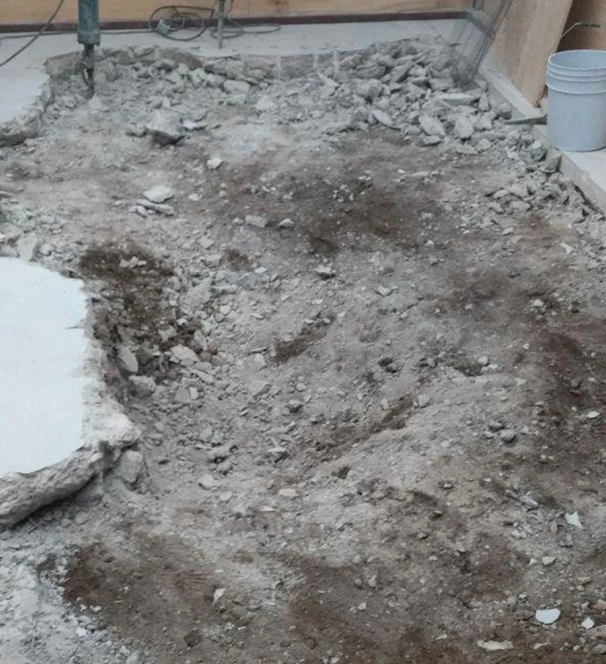 Planchado de concreto modificación y reparación