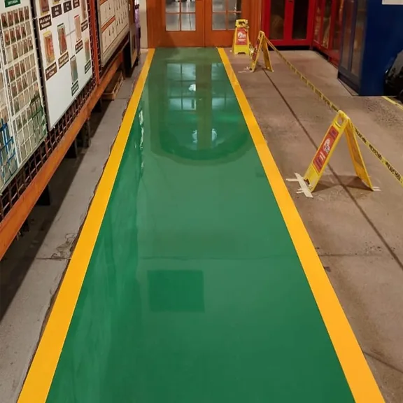 Fondo 1 - Layout industrial y señalización cromática industriales seguras.