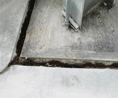 Aplicación de concreto de fraguado rápido con llana especial para un acabado uniforme y sin sangrado