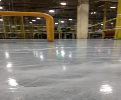 Primera aplicación de resina epóxica