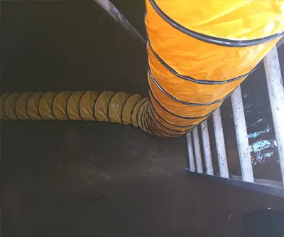 Gusano de ventilador bidireccional.