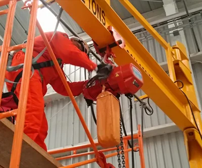 Maniobras para Mtto de Polipasto